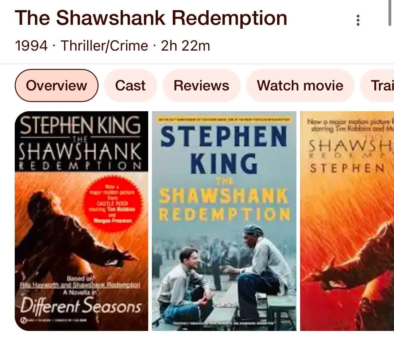 Book Review: The Shawshank Redemption by Stephen King