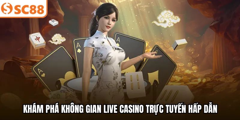 Khám phá không gian live casino trực tuyến hấp dẫn