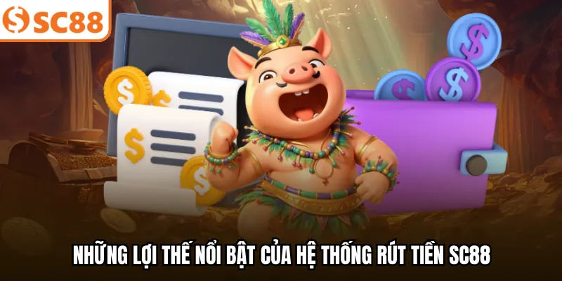 Những lợi thế nổi bật của hệ thống rút tiền SC88